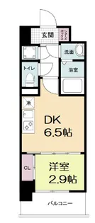 アドバンス難波ラシュレ【9階】の間取り