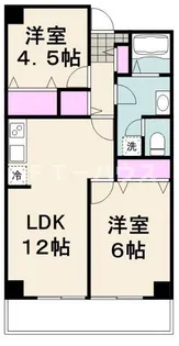 トップアイランドコーポ【5階】の間取り