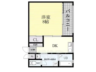 ミモザ館【2階】の間取り
