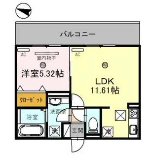 エクセディI【1階】の間取り