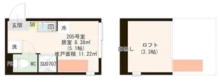 ハーモニーテラス平井IX【2階】の間取り