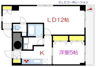 築地ハイツ【10階】の間取り