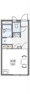 レオパレスAI【3階】の間取り