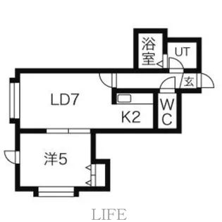ウインサム弐番館【2階】の間取り