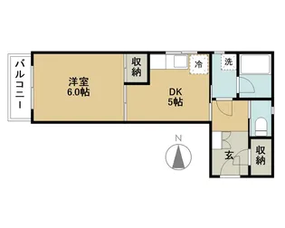 メゾン三池【2階】の間取り