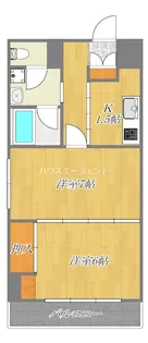 コーポプラスパー【4階】の間取り