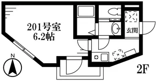 ボンドヴィレッジ目白【2階】の間取り