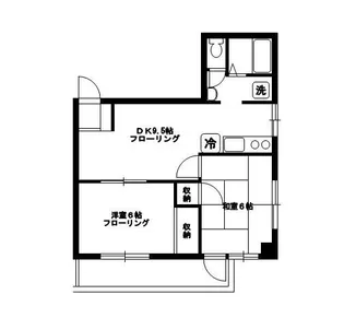 向原パークハイツ【3階】の間取り
