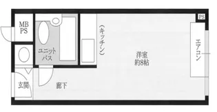 ファミールハイツ北大阪3号棟327【3階】の間取り