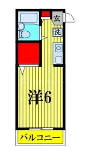 サンハイツ薬園台【4階】の間取り