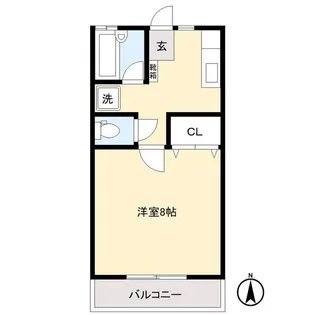 ハイツ・レインボー【2階】の間取り