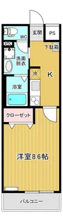 ヴィラ・アヴァンス【1階】の間取り