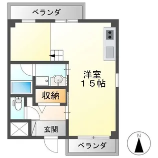 CASA FELICE【5階】の間取り