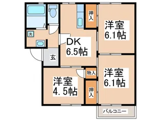 ファミリーヒルズ III【1階】の間取り