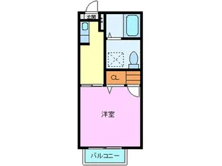 ハイム細小路II【2階】の間取り