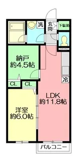 サンク相模が丘【1階】の間取り