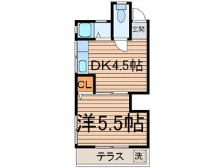 MKコーポ【1階】の間取り