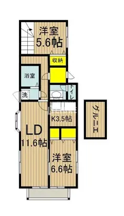 グレース・F【2階】の間取り