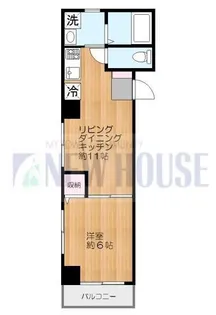 ベルコーポ早稲田【2階】の間取り
