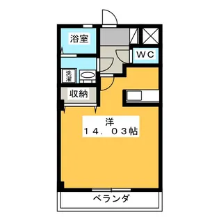 Nマンション【2階】の間取り