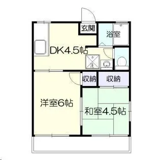 フローラル加納B棟【2階】の間取り