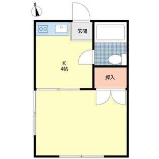オーネットハイツ【1階】の間取り