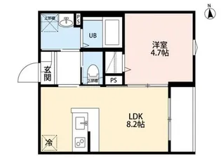robot home 舎人公園II【1階】の間取り