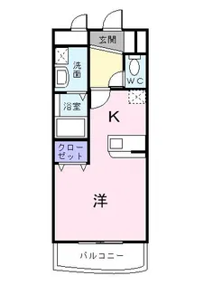 シャン・ド・フレーズII【5階】の間取り