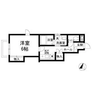 クレール東四つ木【1階】の間取り