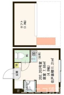 Sun Lotus 荻窪【2階】の間取り