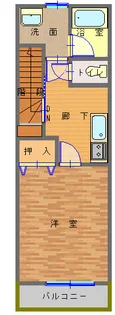 オーベルグランデA棟【2階】の間取り