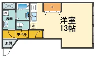 枝川ハイツ【5階】の間取り