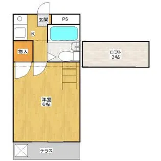 レオパレス新守山第5【2階】の間取り