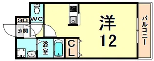 ダイワール武庫川【3階】の間取り