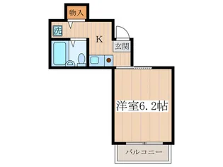 芙蓉マンション【3階】の間取り