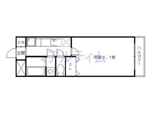 リノ若宮【1階】の間取り