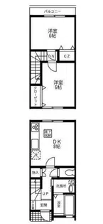 メーディオ栄進【1階】の間取り