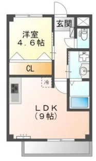 コートブリィス長津田【2階】の間取り