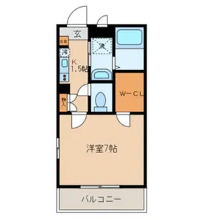 シェソワ【3階】の間取り