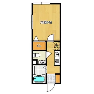 クラスティーナ下北沢【2階】の間取り