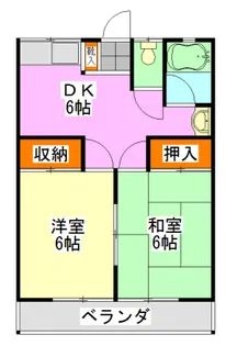 幸和ハイツ【1階】の間取り