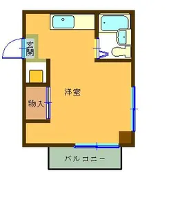 コーポリカII【2階】の間取り
