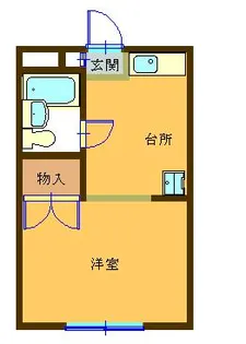 第2坂和ビル【3階】の間取り