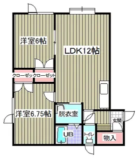 メゾンパーク【2階】の間取り