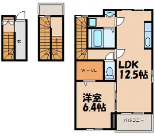 ジェルメ石井城 I【3階】の間取り