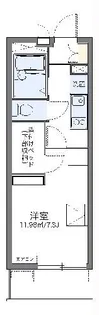 レオパレスエレガント ライフ【3階】の間取り