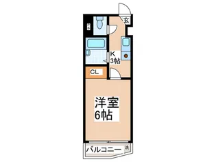 コーポキタノ【4階】の間取り