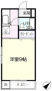 川端ハイツ【3階】の間取り