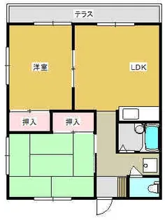 グリーンヒル【1階】の間取り