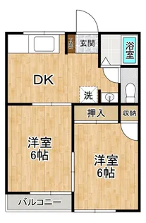 コータス並木【1階】の間取り
